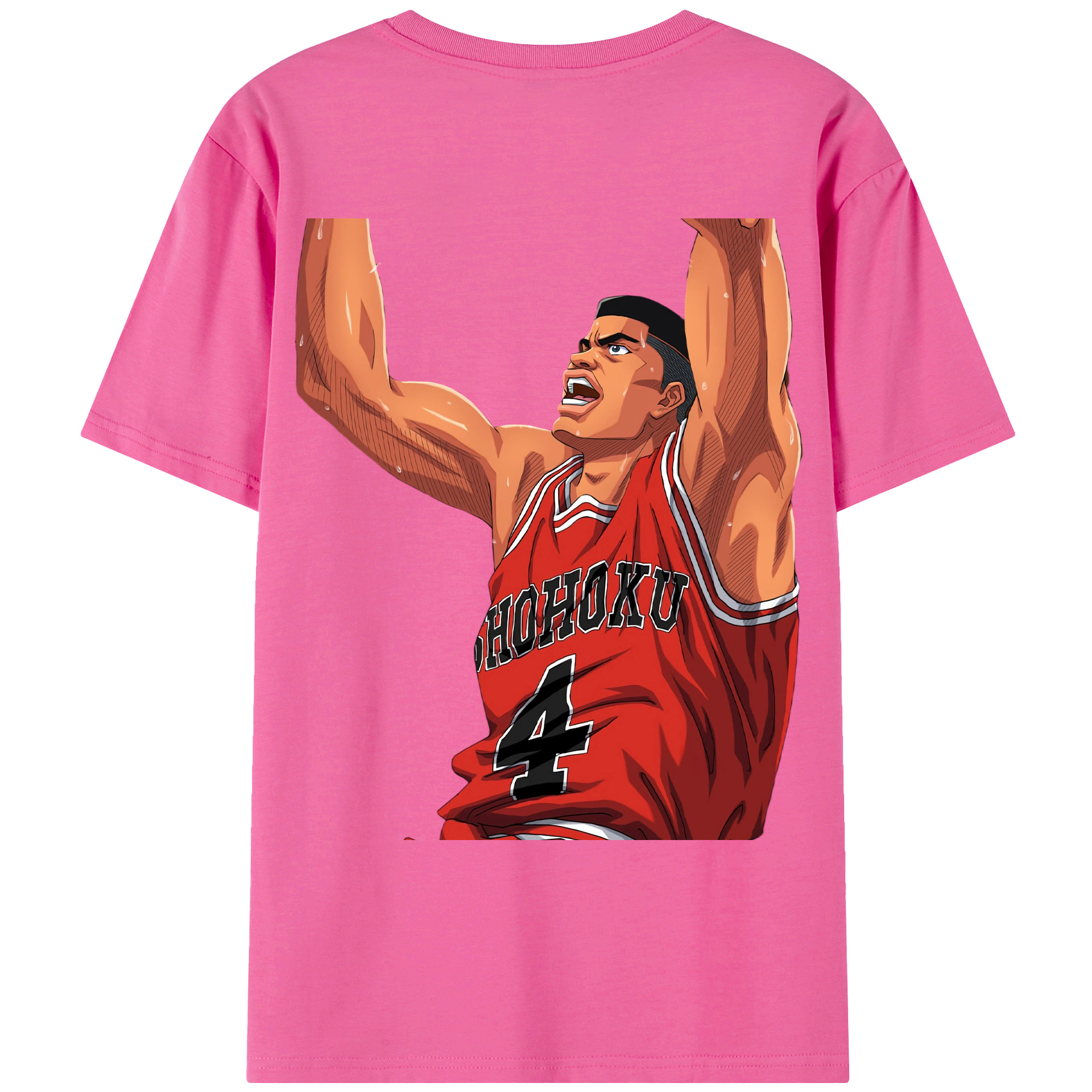SLAM DUNK／スラムダンク レディース半袖Tシャツ(バックプリント)
